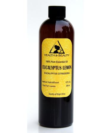 Eucalyptus Lemon Essential Oil Aromatherapy Therapeutic Grade 100% Pure Natural 12 oz - Buy Online on GoSupps.com