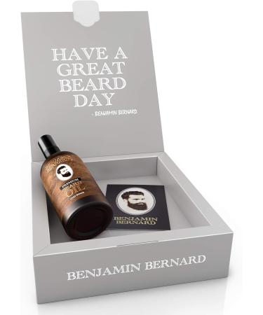 Benjamin Bernard Premium Beard Oil - Hydrating Blend with Jojoba Oils and Vitamin E - Oud Wood Scent - 100ml - Buy Online on GoSupps.com