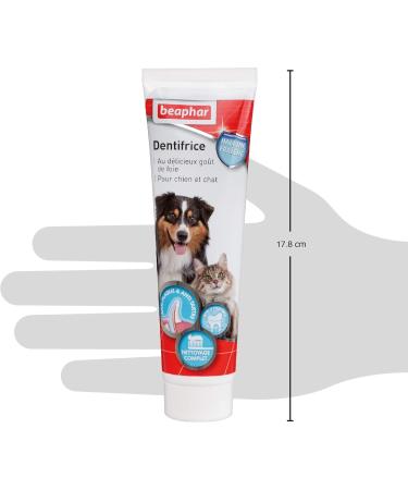 Beaphar Fresh Breath Toothpaste for Dogs and Cats Highly Appetizing No Rinse Removes Plaque Prevents Tartar Formation Fights Bad Breath 100g Tube - Buy Online on GoSupps.com