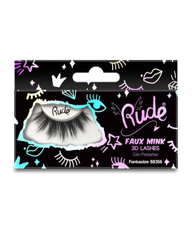 Rude Cosmetics Essential Faux Mink 3D Lashes - Fantasize Pair Women 1 Pc