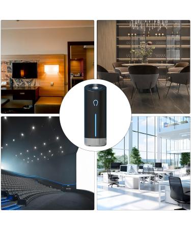 Copangle Black Aromatherapy Diffuser - 50ml Quiet Fragrance Oil Diffuser for Home & Bedroom - Buy Online on GoSupps.com