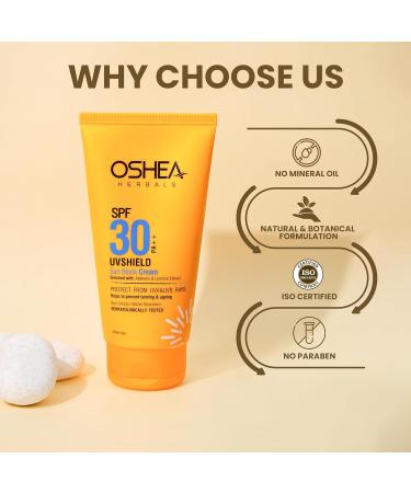 Oshea Sunshield Sun Block Cream SPF 30 - 120ml | Protect Your Skin Worldwide - Buy Online on GoSupps.com