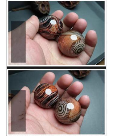 Unbit Stress Ball & Magnetic Ball Stretcher - Natural Agate Health Massage Balls (42mm) for Hand Exercise - Worldwide Shipping - Buy Online on GoSupps.com