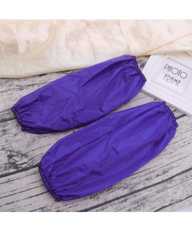 Fomiyes 5 Pairs PVC Arm Protective Sleeves - Waterproof Kitchen & Cleaning Oil Resistant Cuff Covers - Blue M - Buy Online on GoSupps.com