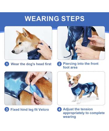 Recreational Suit for Dogs | Wound Protection for Puppies & Post-Op Recovery | Prevent Licking for Small Medium & Large Dogs - Buy Online on GoSupps.com