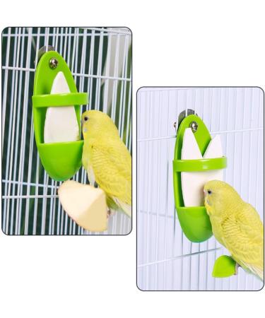 2 Pcs Bird Food Container Plastic Cuddle Bone Feeding Racks Vegetable Fruit Holder Hanging Feeder Parrot Cage Stands Accessories for Bird Parrot - Buy Online on GoSupps.com