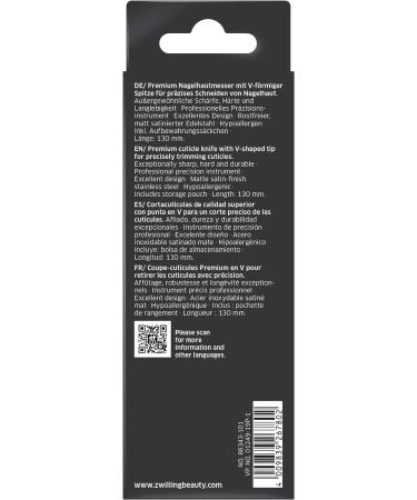 ZWILLING TWINOX Cuticle Knife - Professional Satin-Finish Tool - Buy Online on GoSupps.com