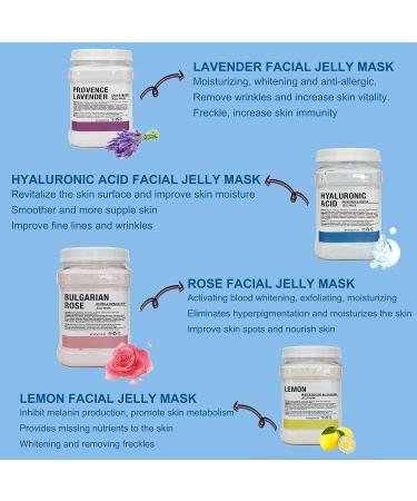 Hydrating Jelly Mask Powder | Professional Peel Off Hydrojelly Mask | Moisturizing & Brightening Formula for Wrinkles & Acne | 23 Fl Oz - Buy Online on GoSupps.com