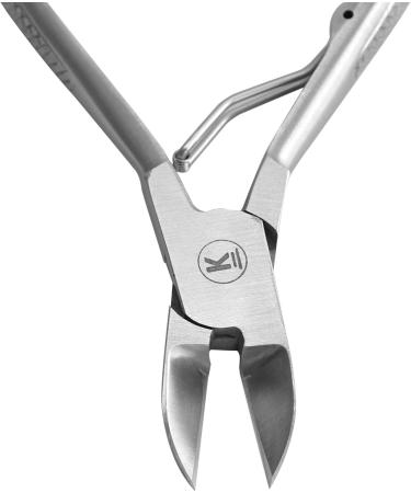 K-Pro Nail Nippers - Mens Heavy Duty Toenail Clippers/Cutters for Thick Toe Nails - Podiatry (Satin) - Buy Online on GoSupps.com