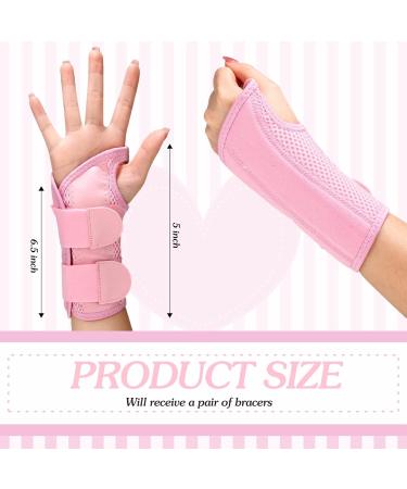 Wrist Brace for Carpal Tunnel Relief - Adjustable Support for Men & Women | Night Sleep Protector - Pink Small/Medium - Buy Online on GoSupps.com