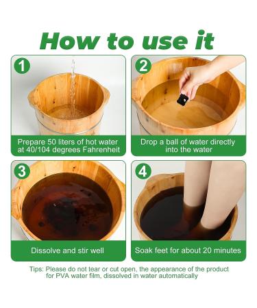 Herbal Foot Soak Beads 50pcs - Upgrade Foot Care Treatment - Buy Online on GoSupps.com