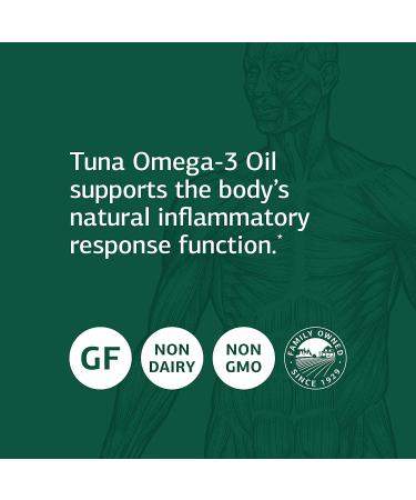 Standard Process Tuna Omega-3 Oil EPA and DHA - Whole Food Emotional Support for Brain, Eye, Skin, and Hair Health - 120 Softgels - Buy Online on GoSupps.com