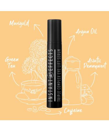 Triple Complex Eye Lift Serum - Anti-Aging Under Eye Treatment for Dark Circles & Puffiness - Smoothing Moisturizing Brightening - 0.27 Oz - Buy Online on GoSupps.com