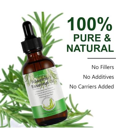  LINGJIONG Rosemary for Hair Growth | Rosemary for Hair Growth | 2.02 FL oz Pure and Natural Organic Rosemary Nourishes Scalp Stimulates Hair Growth - Buy Online on GoSupps.com