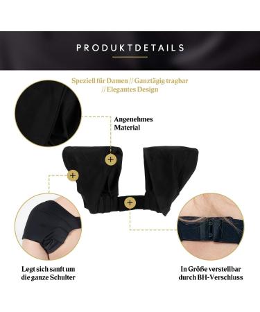 Swedish Posture Feminine Posture Corrector for Women | L-XL Black | Reduce Back Pain & Improve Posture - Buy Online on GoSupps.com