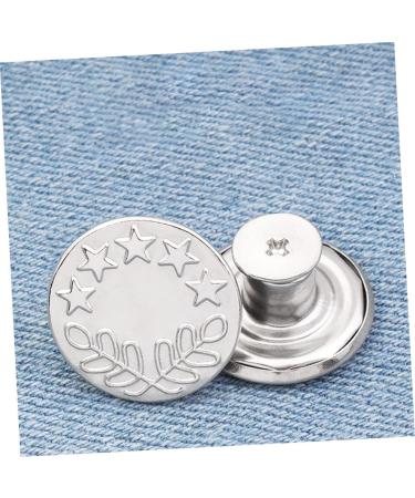 LALAFINA 40pcs Button Jeans Buckle Bamboo Hat Kids Waistband Extenders Pants Waist Buckle Accessories Replace A 1.5X1.5X0.6CM - Buy Online on GoSupps.com