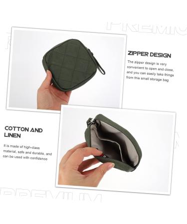 Gleavi 2-Pack Napkin & Tampon Storage Bags - Green Travel Coin & Menstrual Pillow Holders for Women - Buy Online on GoSupps.com