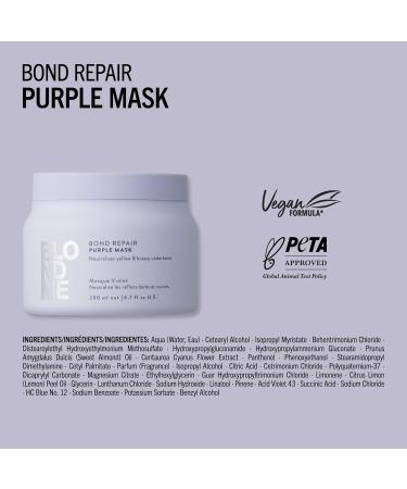 Schwarzkopf Professional BLONDME Bond Repair Purple Mask Masque Capillaire Neutraliser Sous Tons Jaunes Cheveux Color s claircis D color s Profond ment Nourrissant Et Renfor ant 200 ml - Buy Online on GoSupps.com