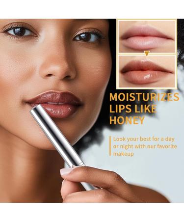 Dark Honey Lip Balm - Tinted Lip Balm - Long-Lasting Moisturising Lip Products - Lip Care for Repairing Lip Lines and Prevents Dry Cracked - Holiday Essentials for Women - Buy Online on GoSupps.com