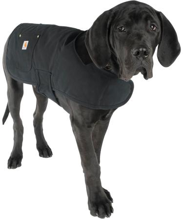Carhartt Men's Firm Duck Insulated Dog Chore Coat - Small Black - Durable & Warm Workwear - Buy Online on GoSupps.com