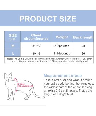 Recovery Suit for Cats - Surgical Protection & E-Collar Alternative | Pink M | Post-Op Suit for Belly Wounds & Skin Issues - Buy Online on GoSupps.com
