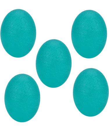 Verdant Touch Hand Grip Ball Set | 5 Pack Oval Green | 35 Wrist & Finger Strength Training | Stress Relief Exercise Tools - Buy Online on GoSupps.com