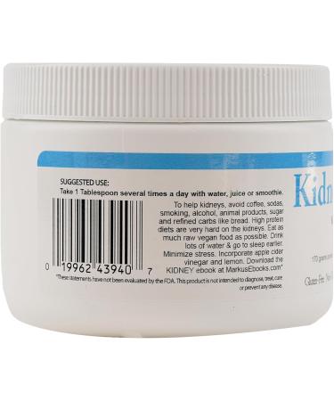 Kidney Formula Powder with Nettle Leaf Asparagus Chanca Piedra Magnesium Malate - Enhances Kidney Health Boosts Energy Levels Improves Hair & Nails Promotes Healthy Urination - Buy Online on GoSupps.com