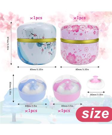 GZkedu 2 Pack Baby Powder Compact | Travel-Friendly Powder Case with Puff for Baby & Mom - Buy Online on GoSupps.com