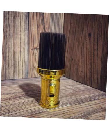 Lurrose Body & Face Bronzer Powder Brush | Hairdressing Cleaning Brush & Scarf | Man Care Supplies - Golden 13.5x6 cm - Buy Online on GoSupps.com