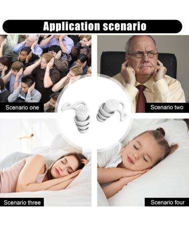 Sleeping Ear Plugs - Comfortable Washable & Reusable Silicone Noise Cancelling Ear Protection for Travel & Musicians - Buy Online on GoSupps.com