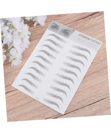 Gogogmee 2pcs 3d Stickers 3d Brow Stickers Brow Shaper Brow Tool Water Proof Template 6d - Buy Online on GoSupps.com