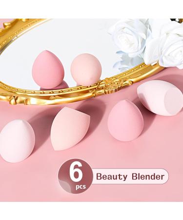 Buy Aiqinu 6-Piece Makeup Sponge Set | Beauty Blender for Liquid Foundation & Powder | Best Cosmetics Tool for Flawless Makeup - Buy Online on GoSupps.com