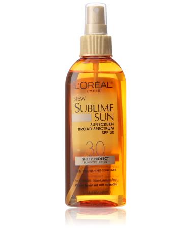 L'Oreal Paris Sublime Sun Sheer Protect SPF 30 Oil Spray  5.0 Fluid Ounce