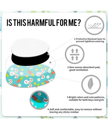 Shop Andicage 60 Disposable Children's Eye Flaps - Cartoon Fleece Eye Pads for Toddler Amblyopia & Lazy Eyes - International Shipping Available - Buy Online on GoSupps.com