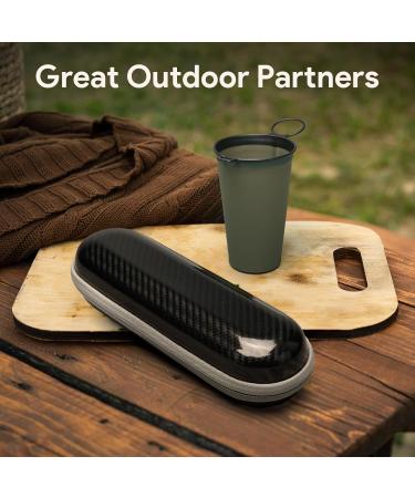 Travel Case for Electric Toothbrush - Hard-Shelled Etui for Oral-B Pro & Philips Sonicare - Portable Camping Cup & Dishes - Buy Online on GoSupps.com