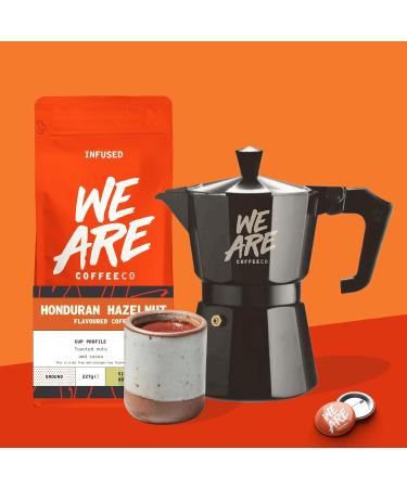 Honduras Hazelnut Flavoured Ground Coffee 227g Bag | Nuts & Cocoa Notes | Medium Roast Arabica | Single Origin | Omni Grind | (We Are Coffee Co) - Buy Online on GoSupps.com