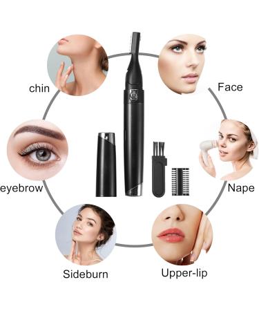 VOCOSTE Electric Eyebrow Trimmer - Portable Battery-Operated Razor for Women | Perfect for Eyebrows Face Lips & Body Hair - Buy Online on GoSupps.com