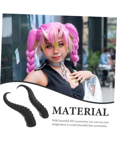 GLSTOY 1 Pair Artificial Sheep Antlers Horns Headband Costume Accessory Halloween Party Cosplay Fancy Dress Gothic Sheep Horn Hair Decor - Buy Online on GoSupps.com