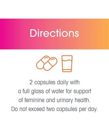 vH essentials Probiotics with Prebiotics and Cranberry Feminine Health Supplement - 60 Capsules - Buy Online on GoSupps.com