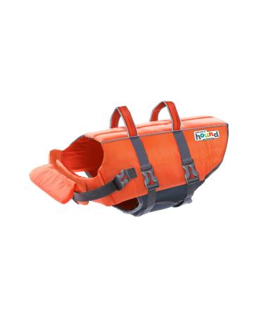 Kyjen 22021 Outward Hound Ripstop Quick Release Easy Fit Life Jacket for Dogs Adjustable Size L Orange