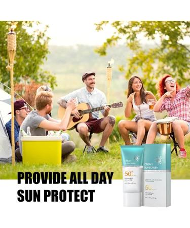 Sunscreen SPF 50 High Protection Sun Cream SPF 50 SPF 50 Face Moisturiser Sunscreen SPF 50 Face & Neck & Body Suncream Factor 50 Light & Non-Greasy Waterproof And Sweatproof - Buy Online on GoSupps.com