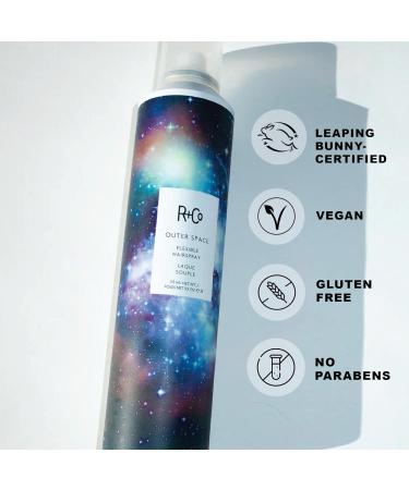 R+Co Outerspace Flexible Hairspray 9.5 Ounce + 2.25 Ounce (Pack of 2) - Buy Online on GoSupps.com