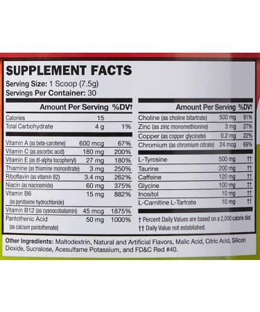 Morning Buzz Energy Drink Powder | Sports Nutrition for Endurance | Supports Mental Clarity & Metabolism | 8oz, 30 Servings - Fruit Punch - Buy Online on GoSupps.com