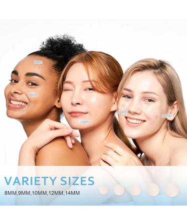 Acne Pimple Patches - Absorbing Cover with Tea Tree Oil Invisible Blemish Spot Hydrocolloid Skin Treatment Facial Stickers Five Sizes Blends in with skin - Buy Online on GoSupps.com