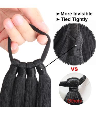 Ponytail Extension Tie Fake Hair Extensions Long Synthetic Braided Ponytail Hair Extension for Women Hairpiece Pony Tail with Hair Ponytail Hair Extension(Color:Pink) - Buy Online on GoSupps.com