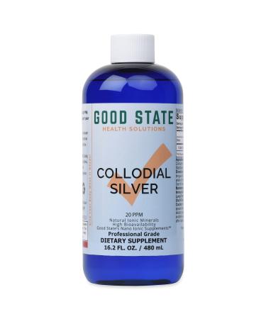 Good State Liquid Ionic Silver (96 servings at 100 mcg - 16 fl oz)