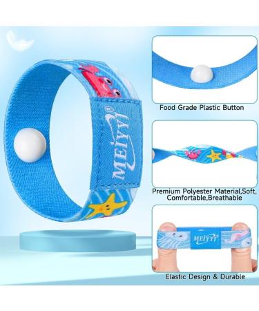 Meiyyj Sea Sickness Wristbands for Kids - All-Natural Motion Sickness Relief for Cruise Ship Vacations - Non-Drowsy Acupressure Treatment - Buy Online on GoSupps.com