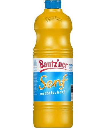 Bautzner Senf mittelscharf (Fine Mustard) 1000ml