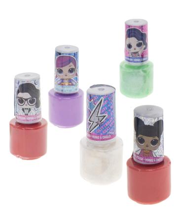 L.O.L Surprise! Townley Girl Non-Toxic Glitter Peel-Off Nail Polish Set for Girls - 18 Pcs with Toe Spacers and Nail Stickers - Ages 5+ for Parties, Sleepovers, Makeovers - Buy Online on GoSupps.com