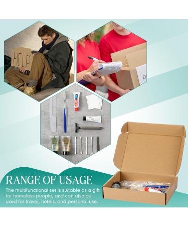 Domensi 30 Kits Toiletries for Homeless - Bulk Care Package Gifts for Men & Women | Travel Essentials & Charity Supplies - Buy Online on GoSupps.com